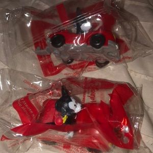 Walt Disney World Anniversary McDonald’s Collector Toy Mickey&Minnie Car(2 Cars)